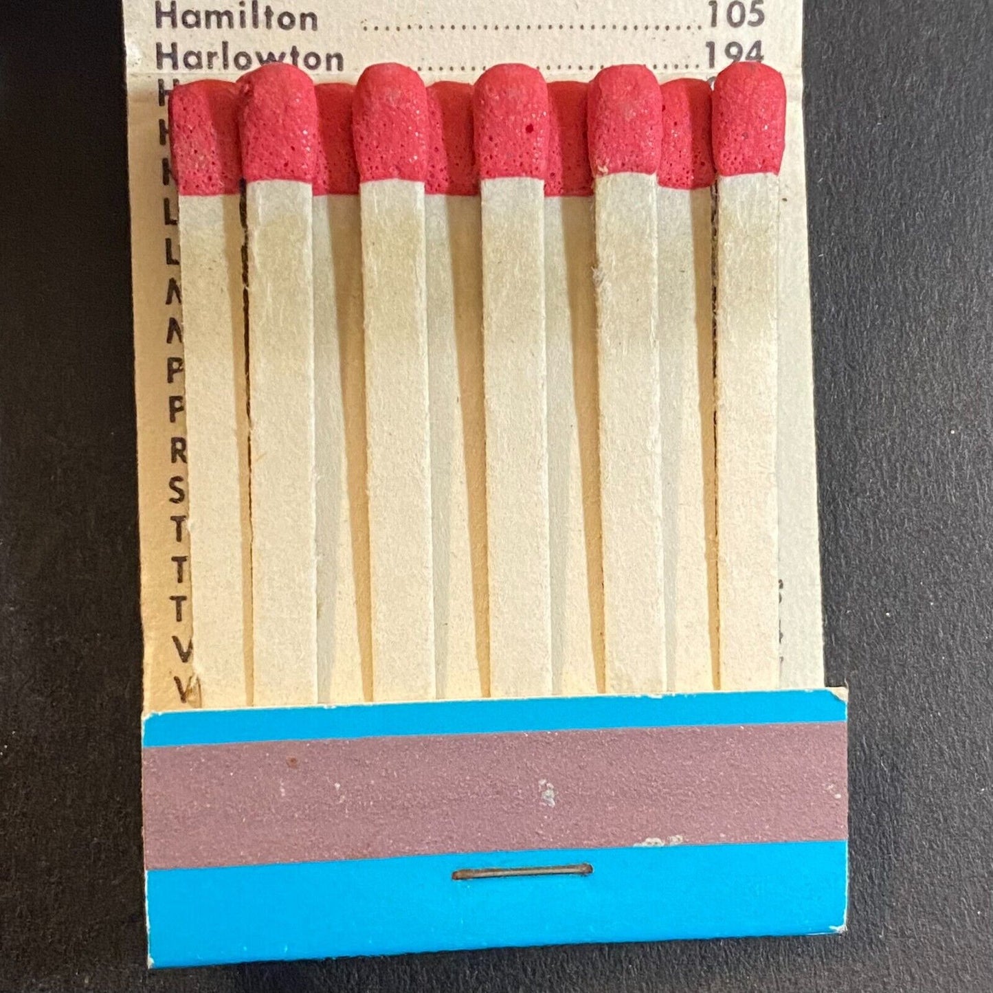 Butte, MT Eddie Thomas Insurance Agency Full Matchbook c1960's-73 VGC