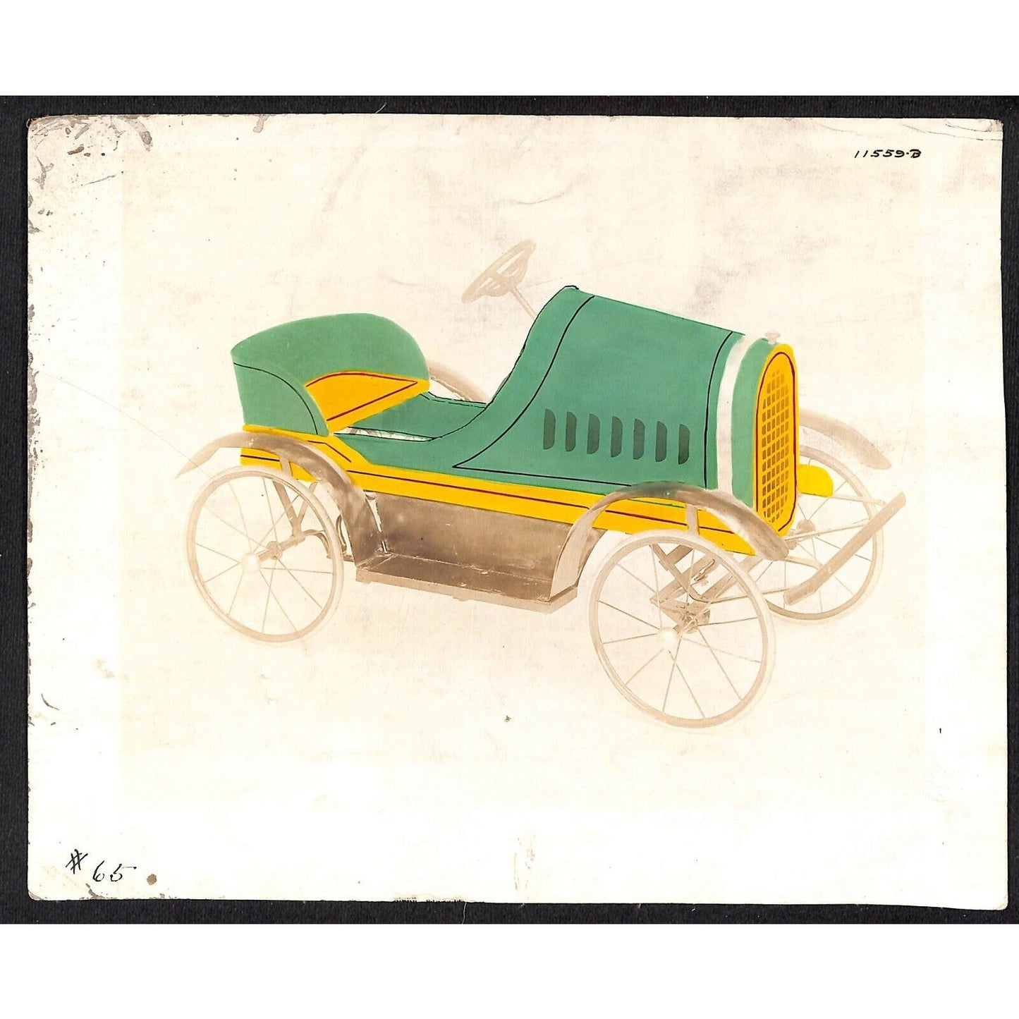 c1920's Pedal Car 8" x 10" Studio Catalog Photos - Group of 16