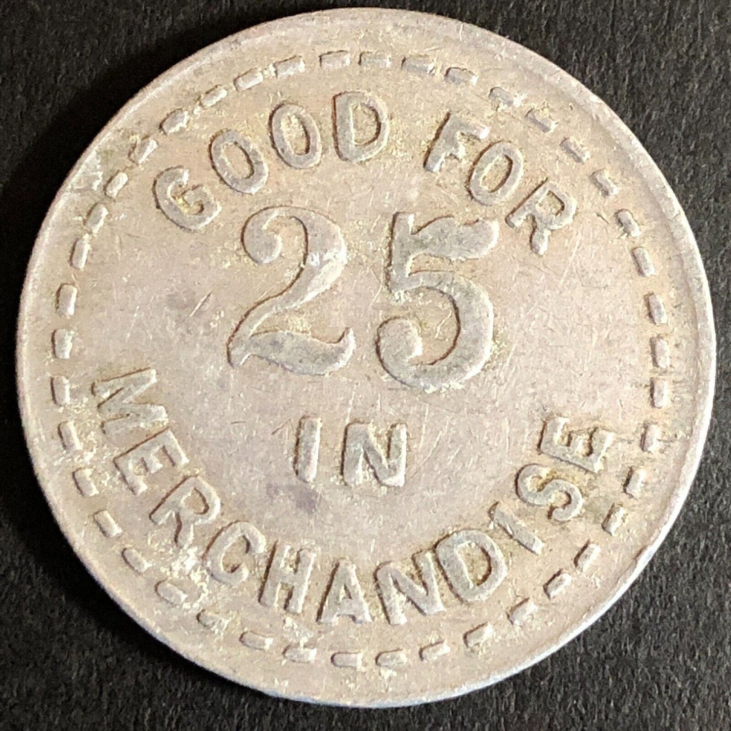 H.H. Frost & Son Somerset, NY G/F 25c Alum Trade Token c1920's-30's 29mm