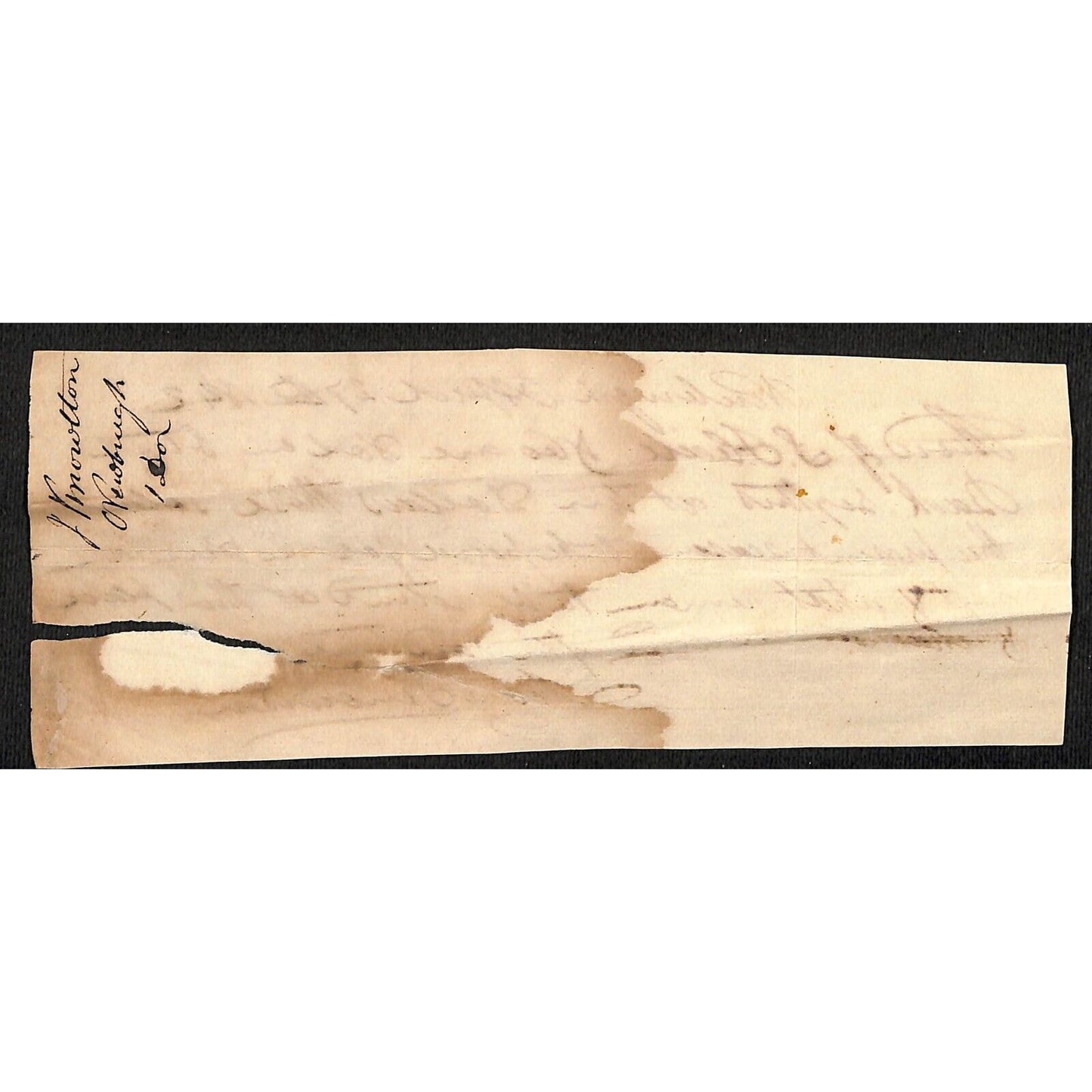 1842 Jabez Knowlton* Newburgh, ME General Store Receipt "Steel Back Scythes"