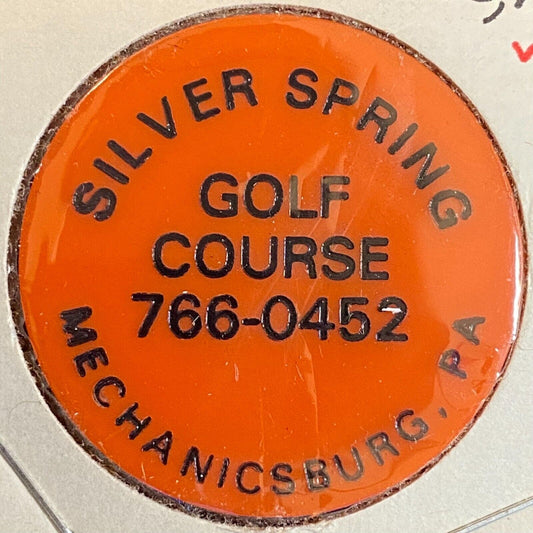Mechanicsville, PA Silver Springs Golf Course c1990's Plastic Token G/F Can Beer