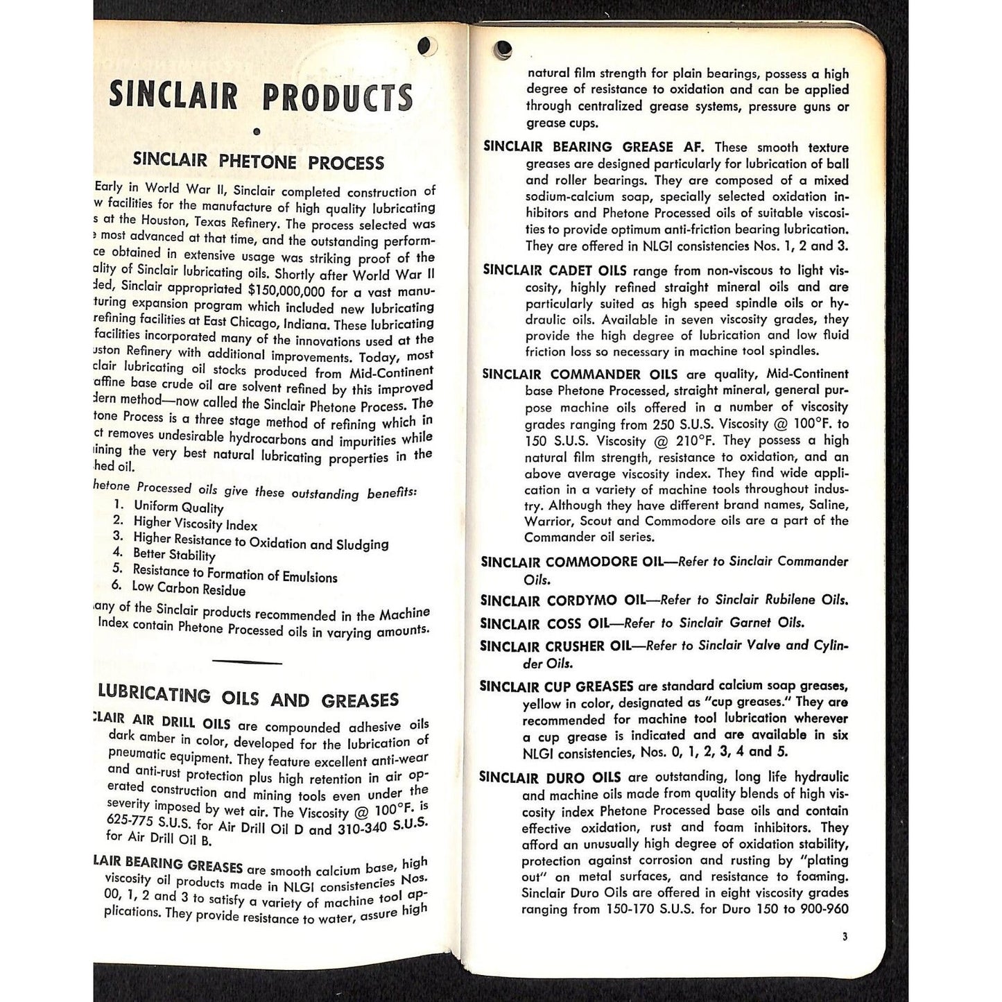 Sinclair Refining Lubrication of Machine Tools 1957 Booklet 122pp VGC