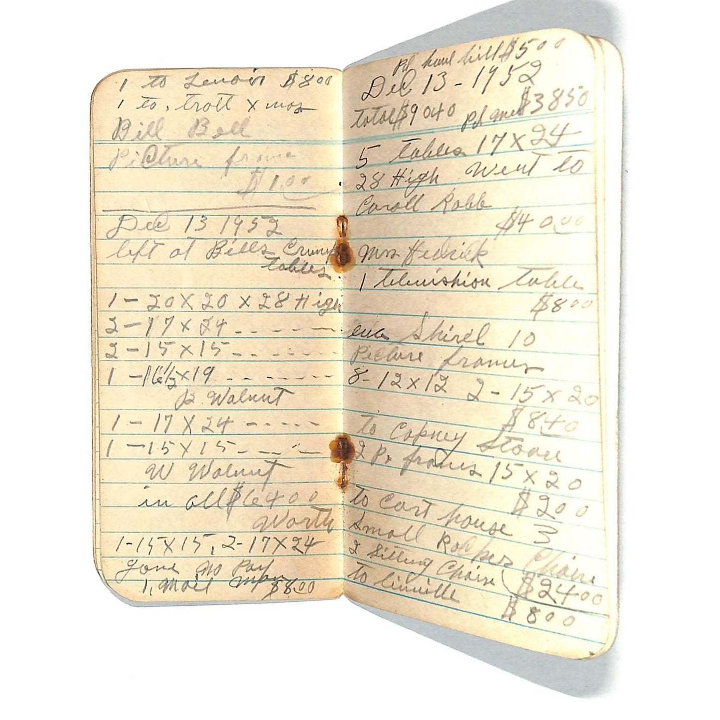 Ivey, Owen & Co. Dental Snuff / Scotch Snuff / Sweet Snuff Notepad 16pp c1930's