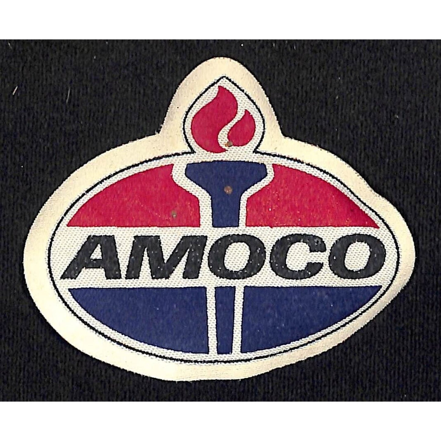 Amoco Pressed Fiber ? Patch 2 1/2" x 3" - c1980's