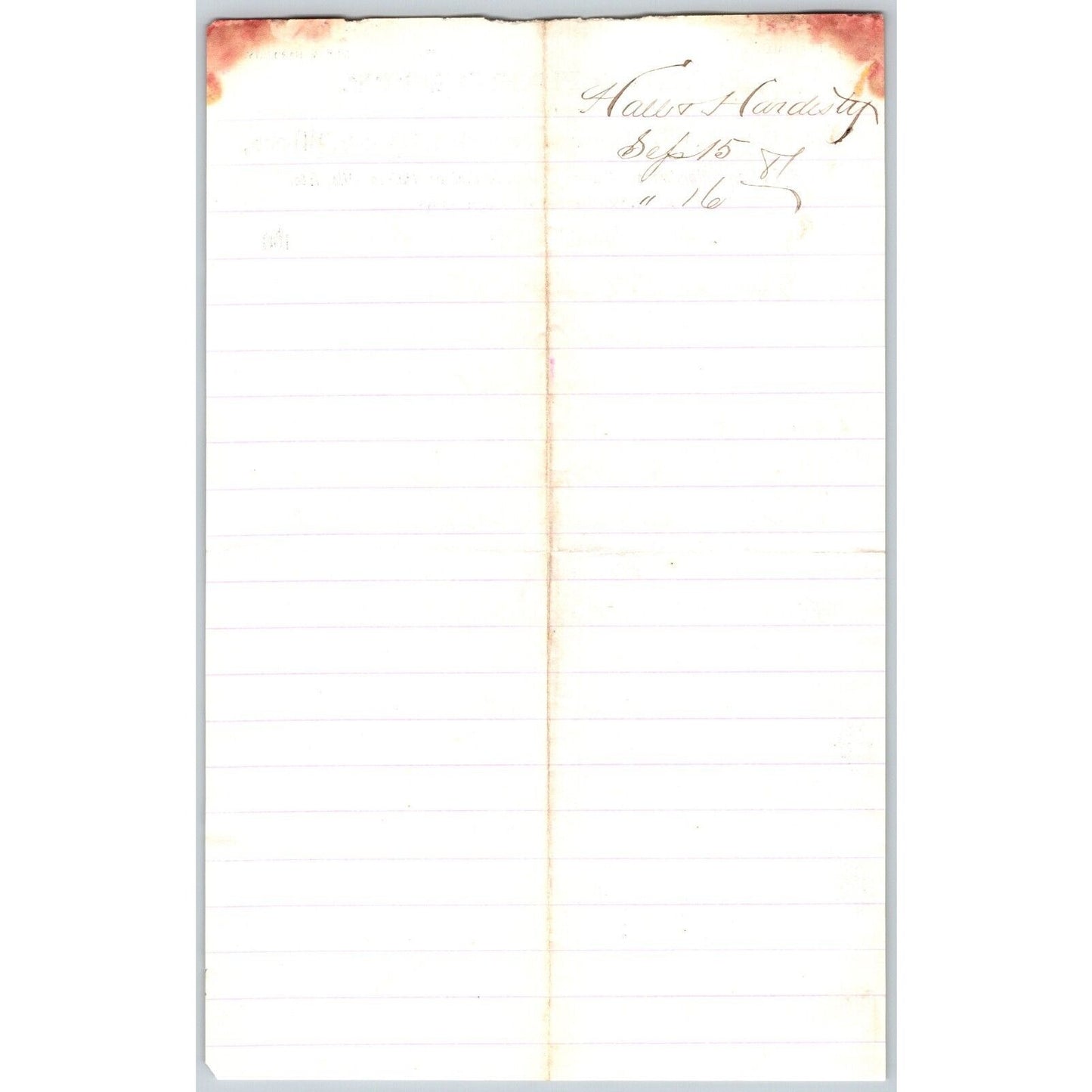 Hall & Hardesty Dry Goods Sheridan, MT 1881 ALS / Letterhead Henry Elling*