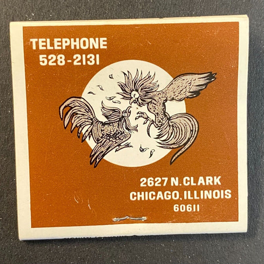 El Mexicano Restaurant Chicago Full Matchbook c1965-73 Scarce