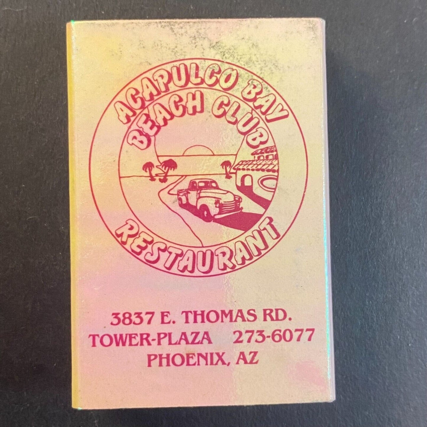 Acapulco Bay Beach Club Restaurant Oaxaca Vintage Matchbox VGC Scarce