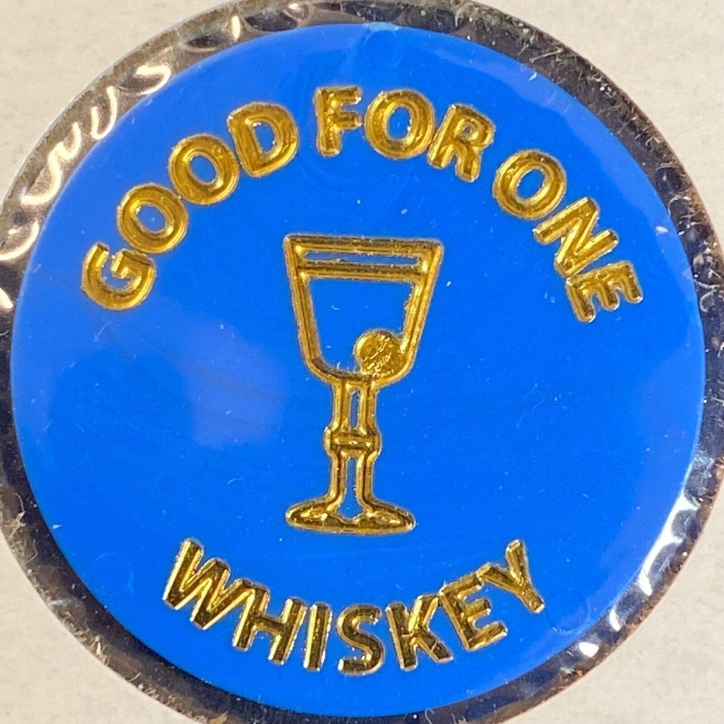 Jersey Shore Legion, PA AL Post 36 c1970's-80's Plastic "One Whiskey" Token