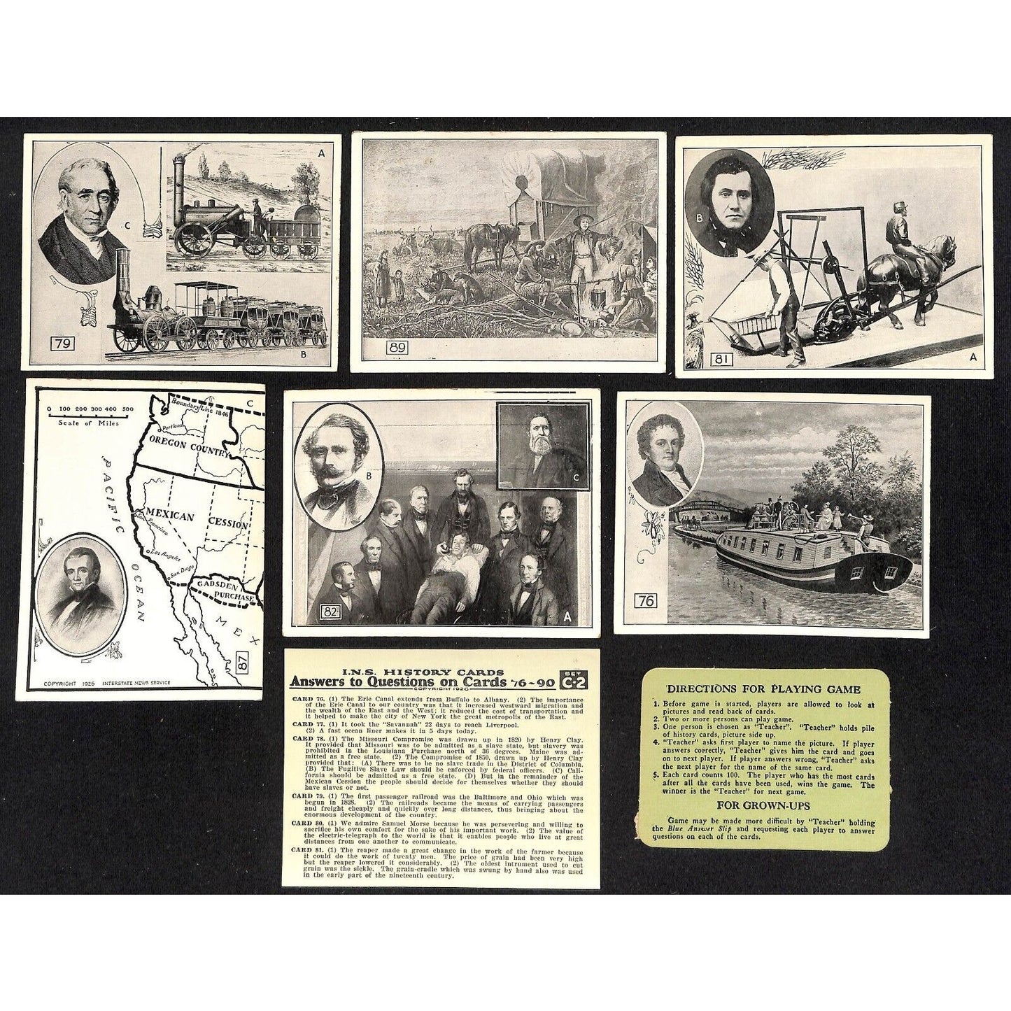 American History in Pictures c1926 Complete Interstate School C-2 Civil War