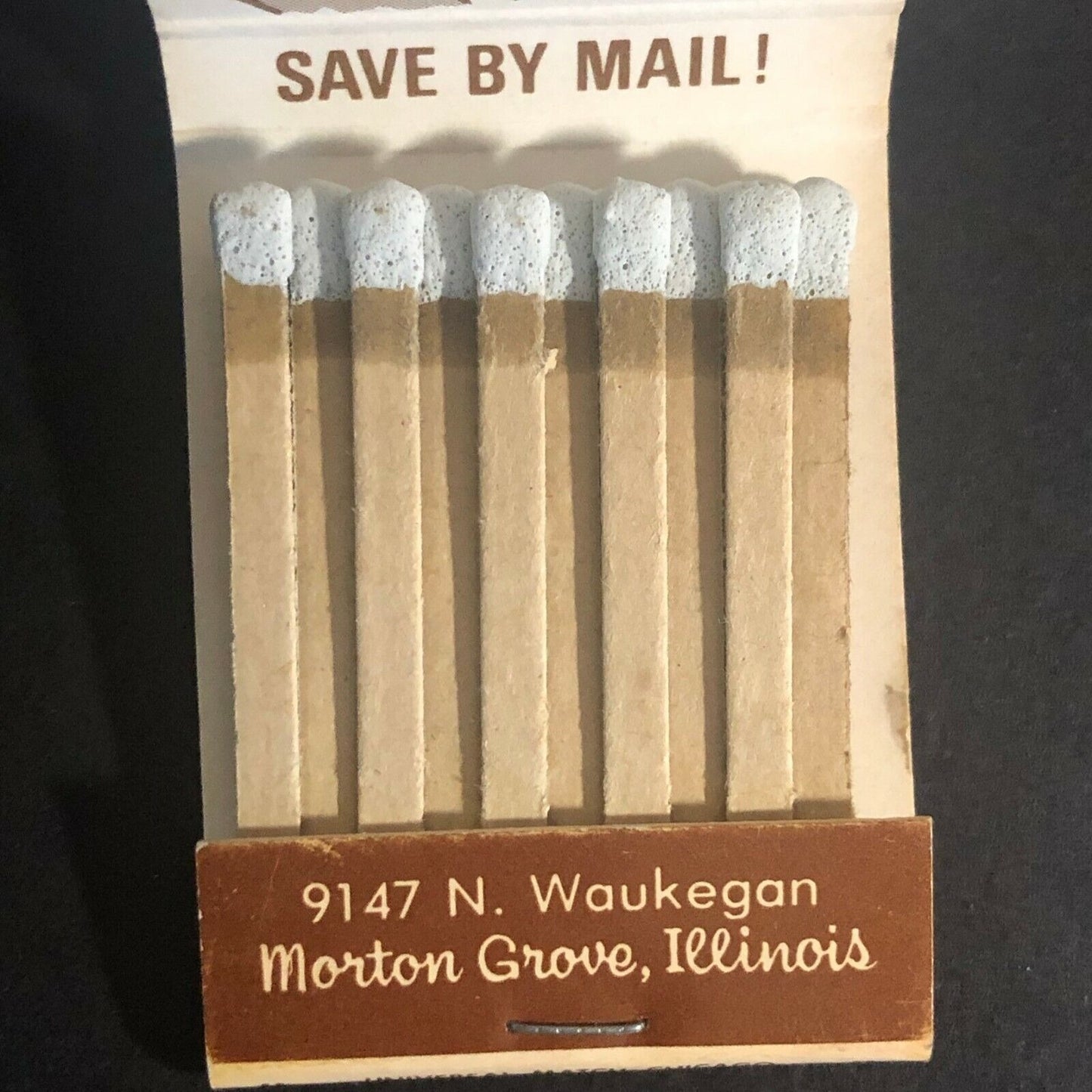 Morton Grove, IL Cook County Federal Savings c1970's Full Matchbook