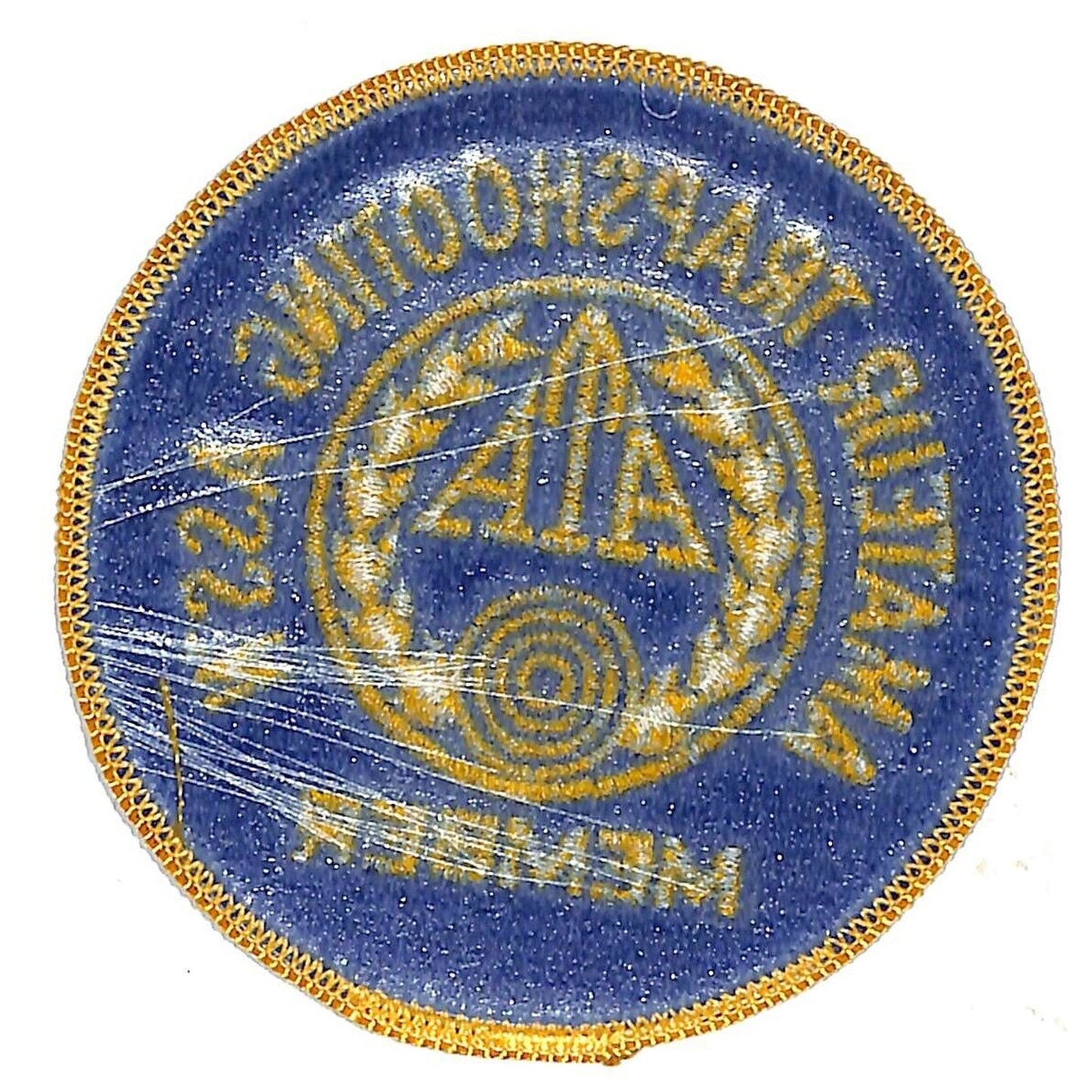 Amateur Trapshooting Ass'n ATA Vintage Embroidered Patch 3.5" c1970's-80's NOS