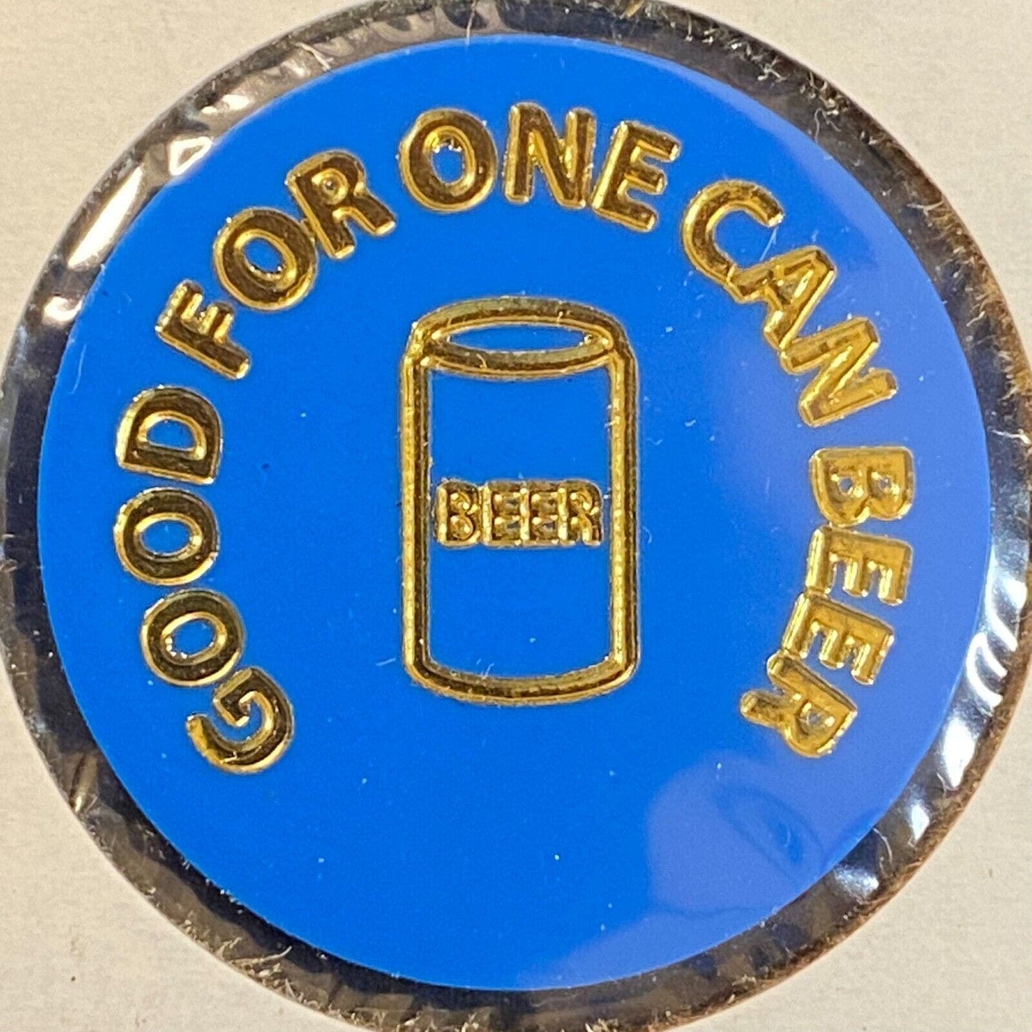 Mayfield, PA American Legion Post #610 c1980's Plastic Token "G/F One Can Beer"