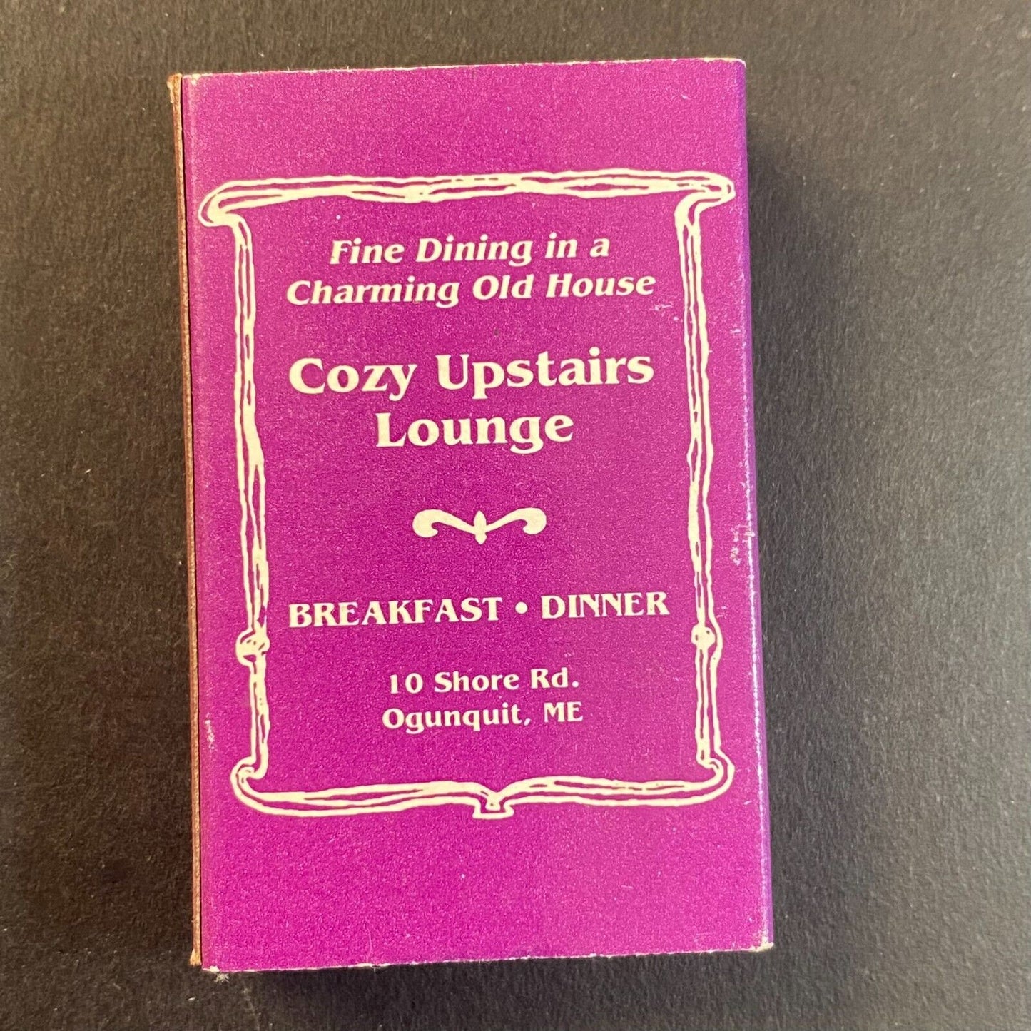 Gypsy Sweethearts Restaurant Lounge Ogunquit, ME Vintage Matchbox Scarce
