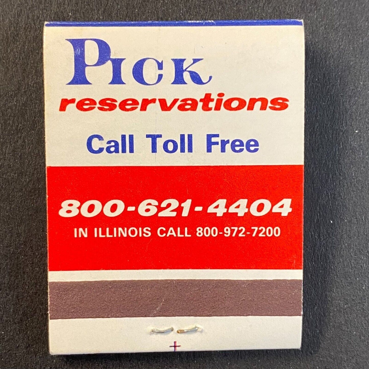 Albert Pick Hotels Motor Inns c1974-1980's Full Matchbook VGC