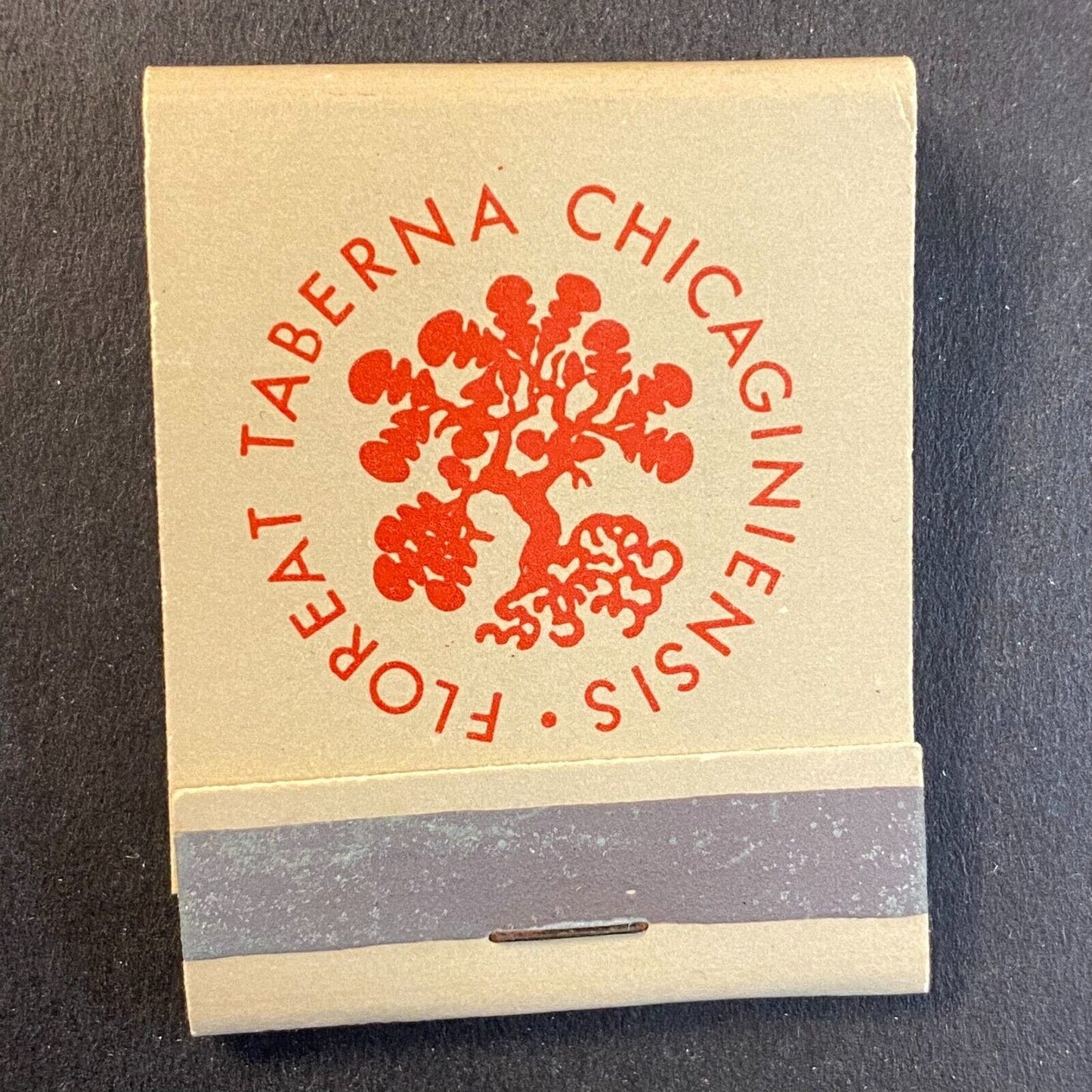 Tavern Club "Floreat Taberna Chicaginiensis" Chicago c1960's-73 Full Matchbook