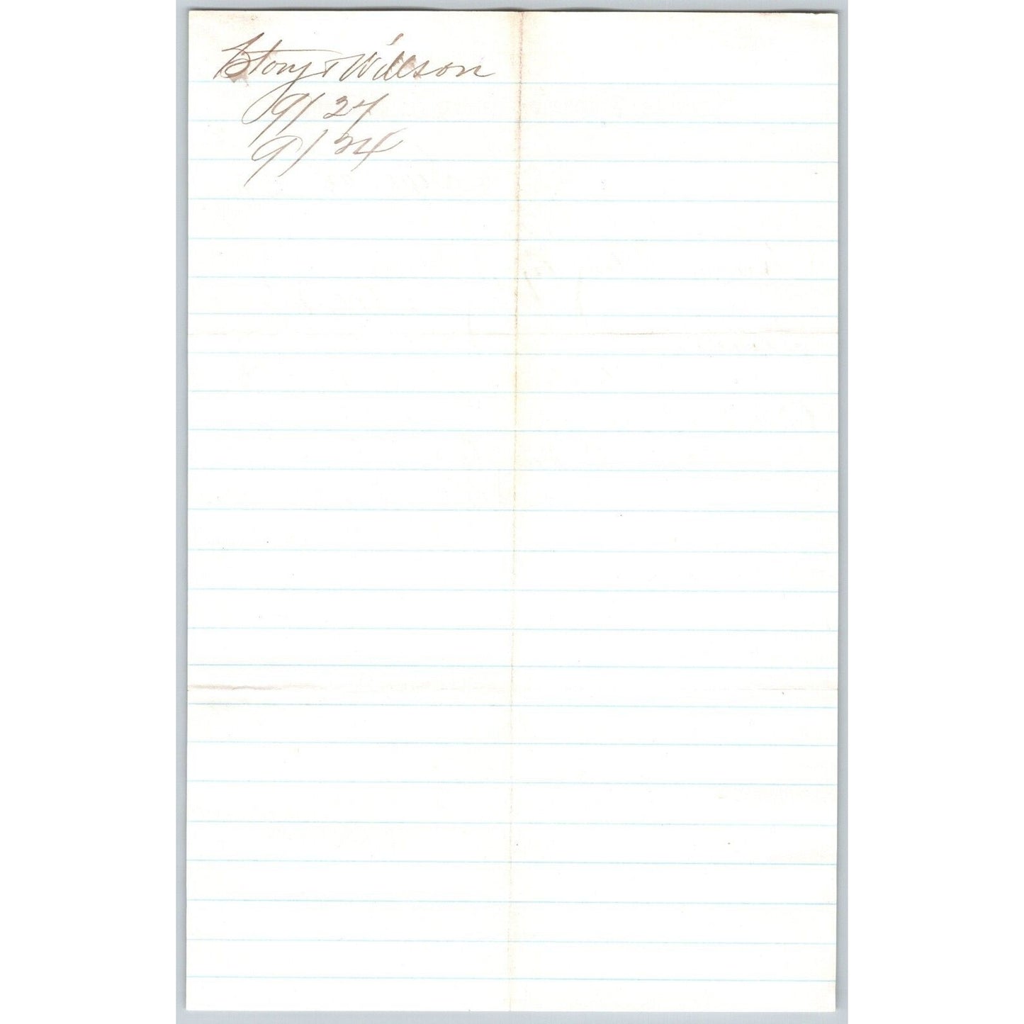 Banking House of Story & Nelson Bozeman, MT 9/24 1879 Letterhead Henry Elling*