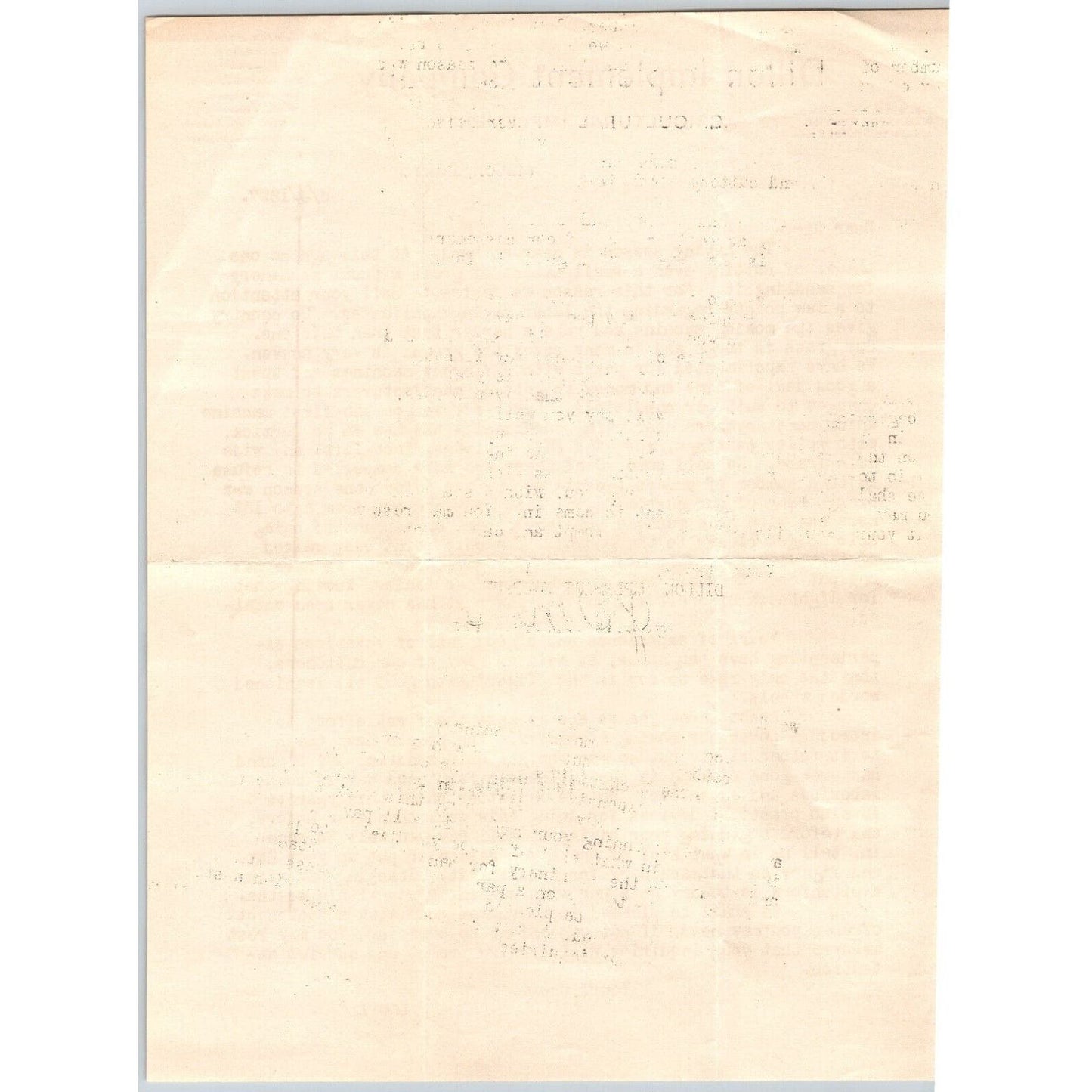 Dillon, MT Dillon Implement Company Agricultural 1897 Letterhead