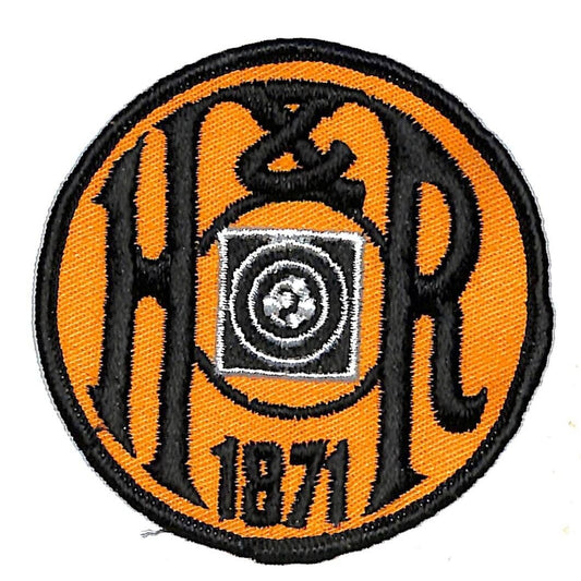 H&R 1871 Vintage Embroidered Patch 3" c1970's-80's Shooting Target VGC NOS