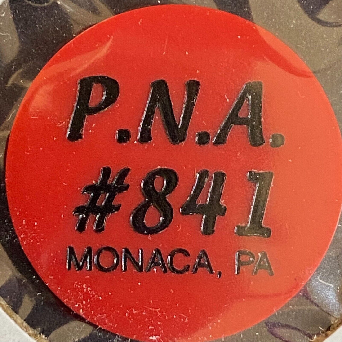 Monaca, PA PNA Polish National Alliance #841 c1980's Plastic Token "Draft / Pop"