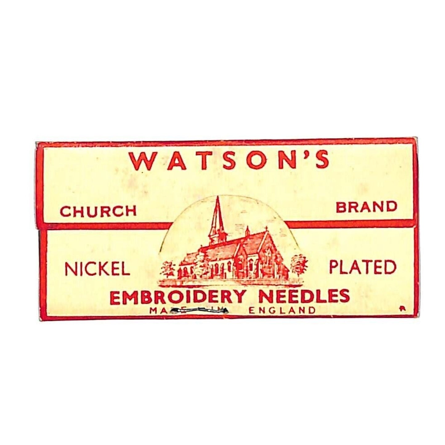 Watson's Church Brand "War Pack" Embroidery Needle Packet NOS WWII Era VGC