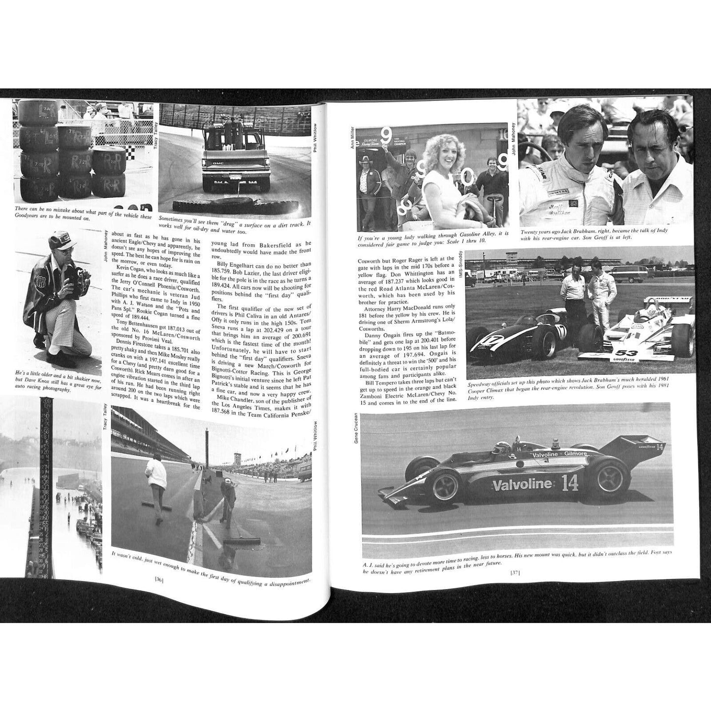 1981 Hungness Indianapolis 500 Yearbook VGC 216pp 1lb 5oz