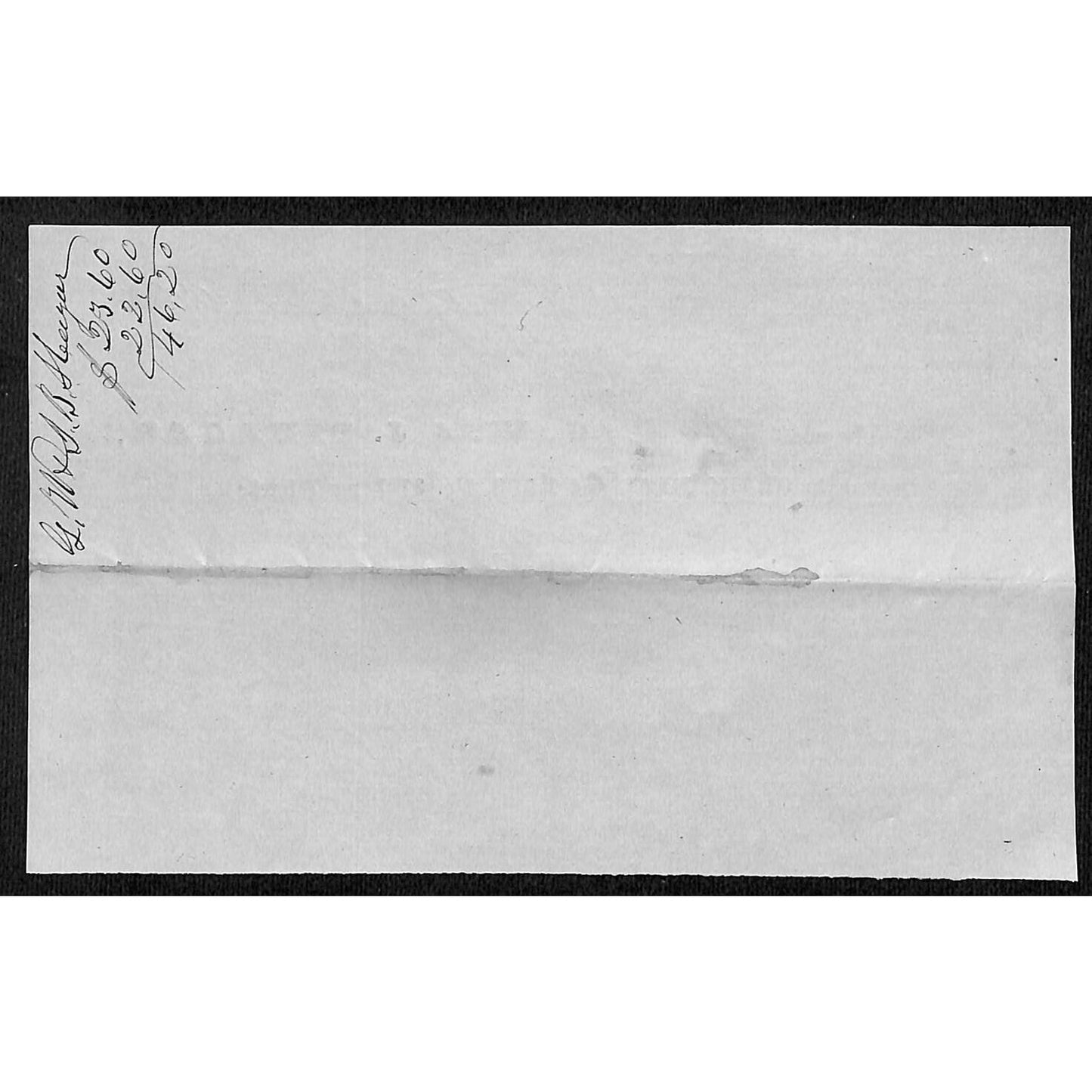 1855 Jabez Knowlton* Newburgh ME G.W. & J.B. Hagar Boston Meal & Grains Billhead