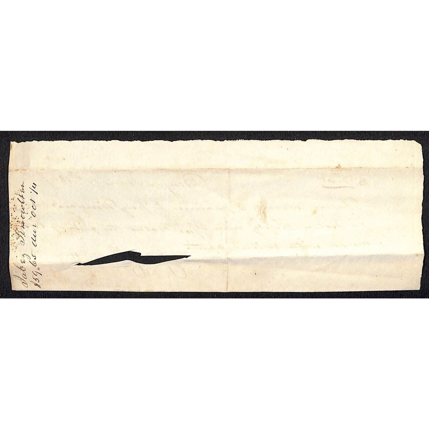 1843 Jabez Knowlton* Newburgh, ME Gen Store $59.65 Promissory Note