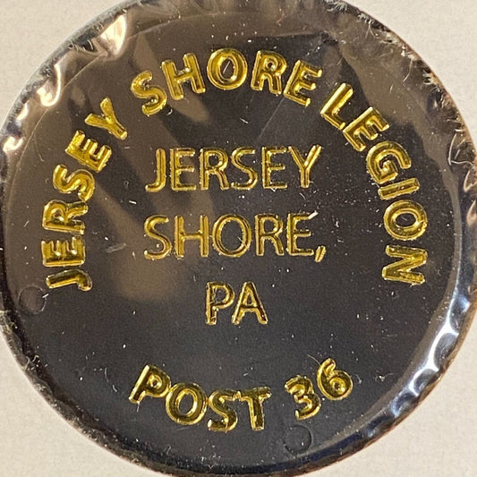 Jersey Shore Legion, PA AL Post 36 c1970's-80's Plastic "Special" Token