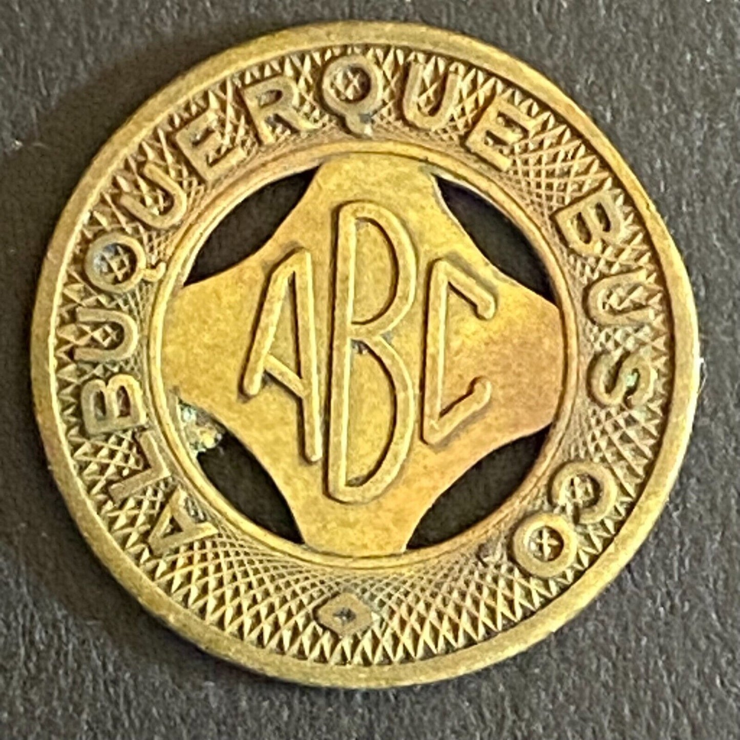 Albuquerque Bus Co. ABC Health Country Transit Token 16mm