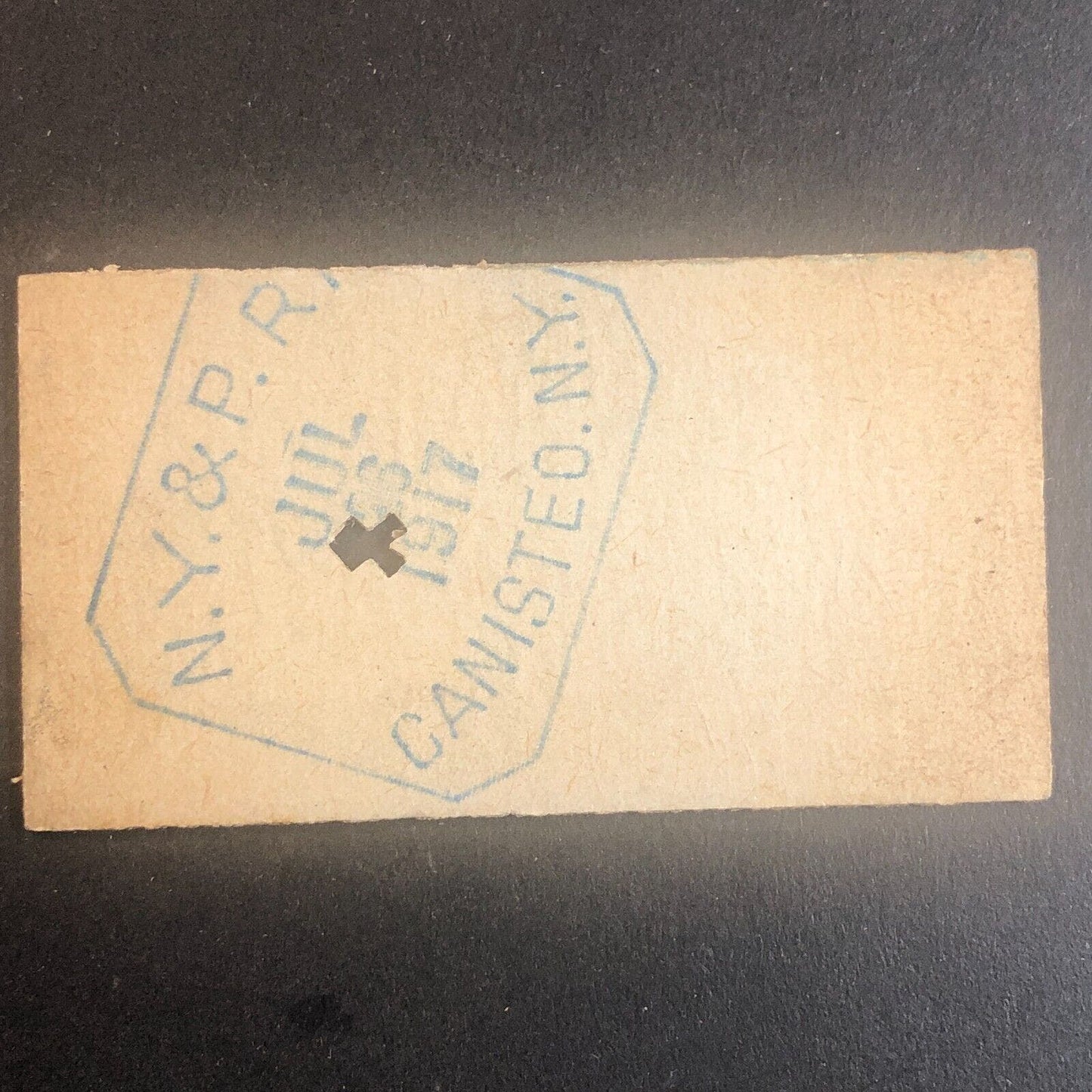 New York & Pennsylvania Railroad July 26 1917 Rexville, NY Ticket #30266