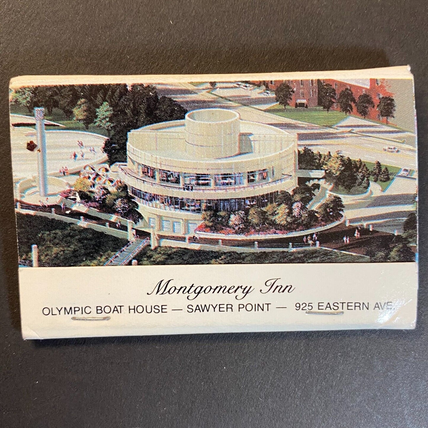 Montgomery Inn Olympic Boathouse Bob Hope Full Matchbook c1975-80's (#3)