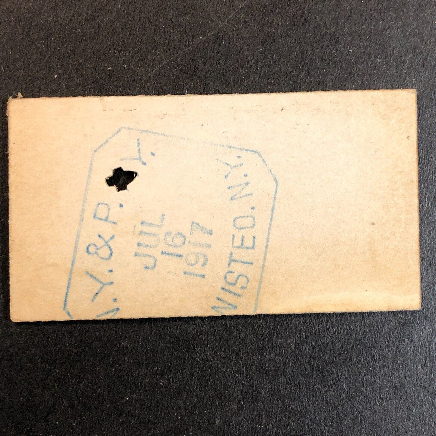 New York & Pennsylvania Railroad July 16 1917 Genesee, PA Ticket #10737