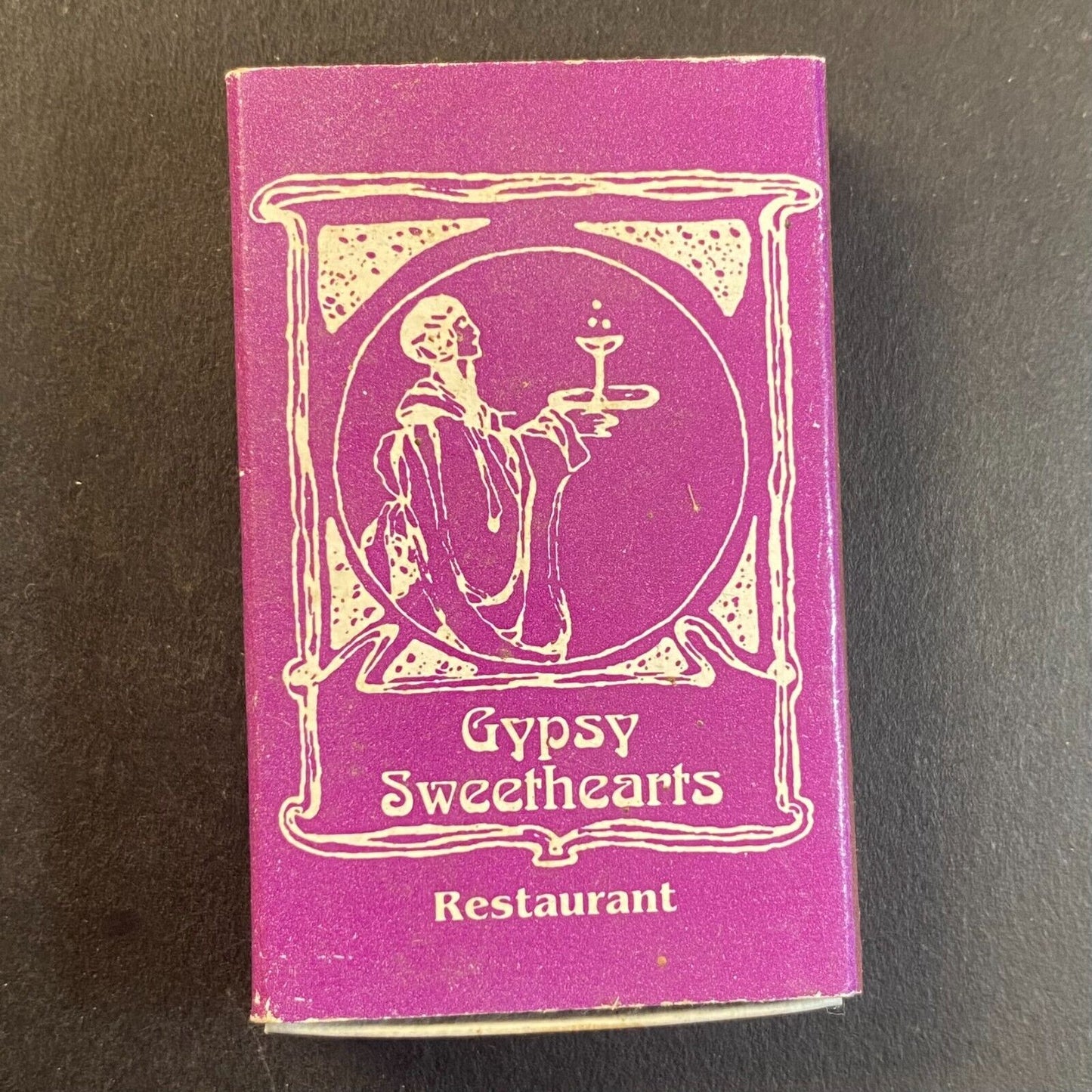 Gypsy Sweethearts Restaurant Lounge Ogunquit, ME Vintage Matchbox Scarce