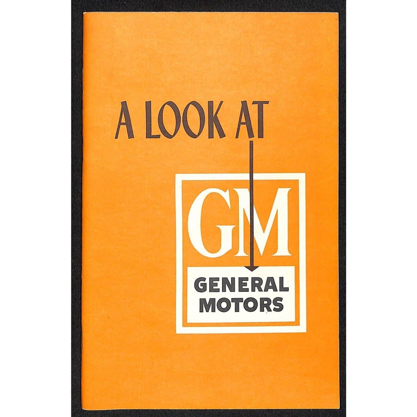 General Motors 1950 "A Look Inside GM General Motors" Booklet 27pp VGC