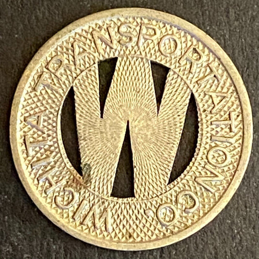 Wichita Transportation Corp. G/F One Fare Transit Token 16mm (#5)