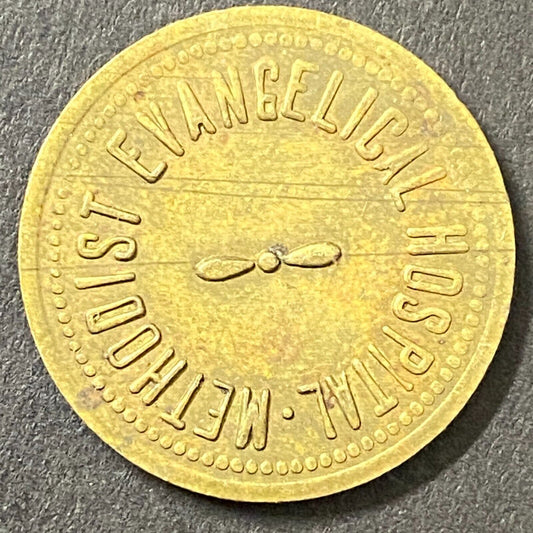 Methodist Evangelical Hospital Louisville, KY Parking Token 22mm Scarce (#2)