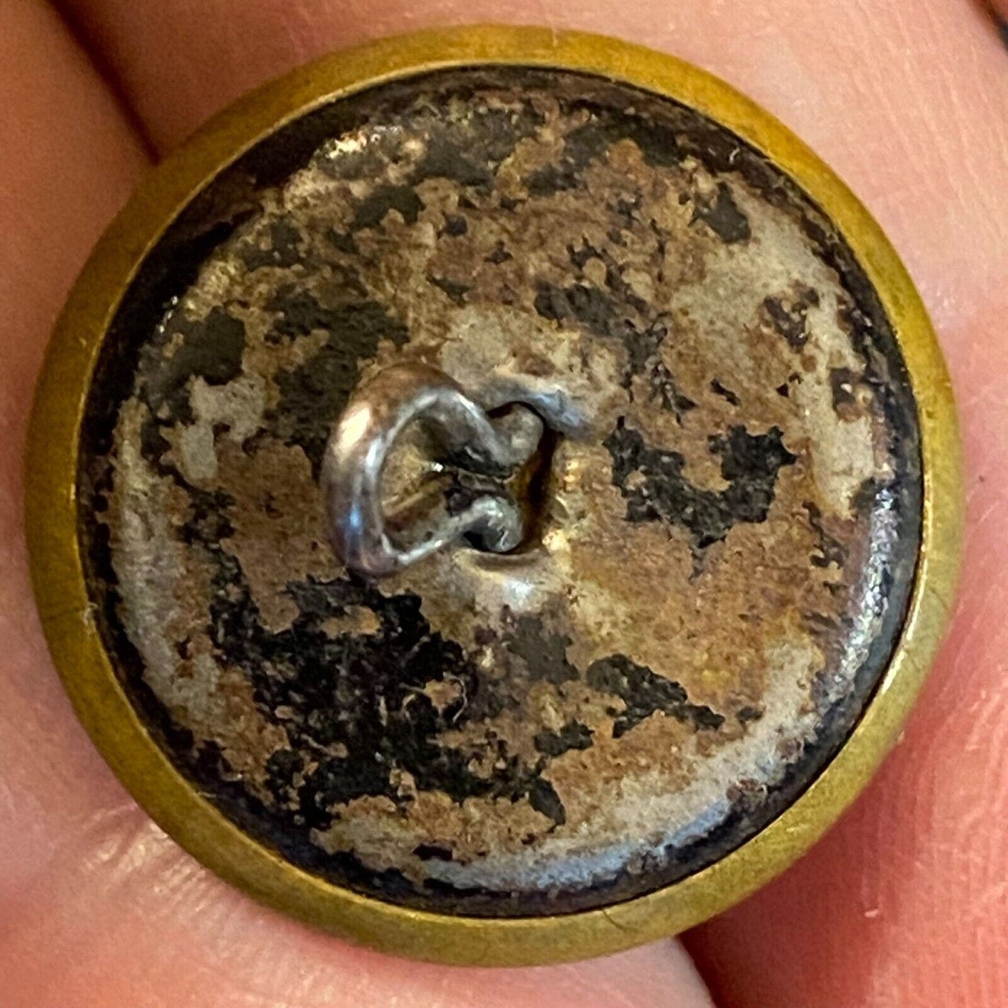 Locomotive & Car Pictorial Railroad Uniform Button 18.8mm