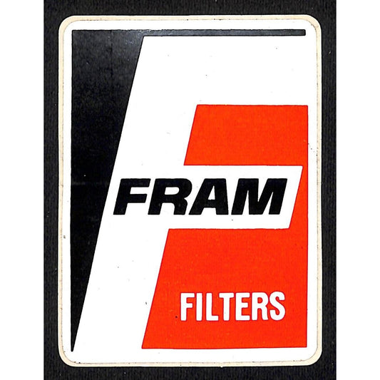 Fram Filters Vintage Performance Auto Sticker c1970's-80's (#4)