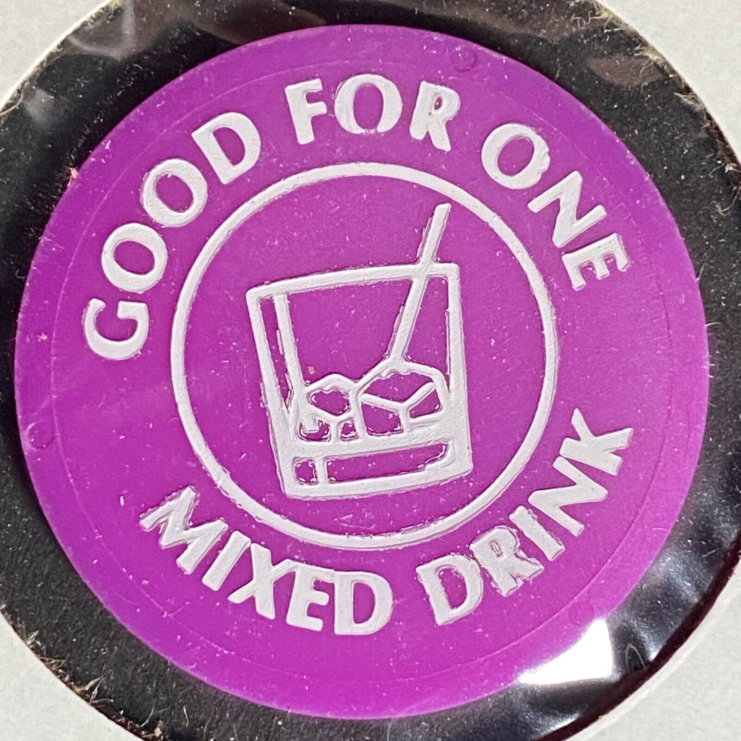 Brackenridge, PA Fat & Sassy Saloon Plastic Token G/F One Mixed Drink