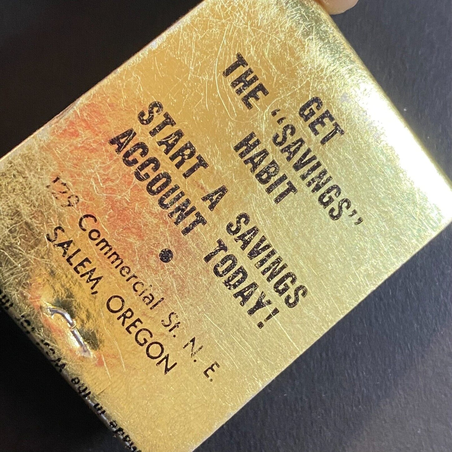 First Federal Savings Salem, OR Full Matchbook Foil 1960's-73