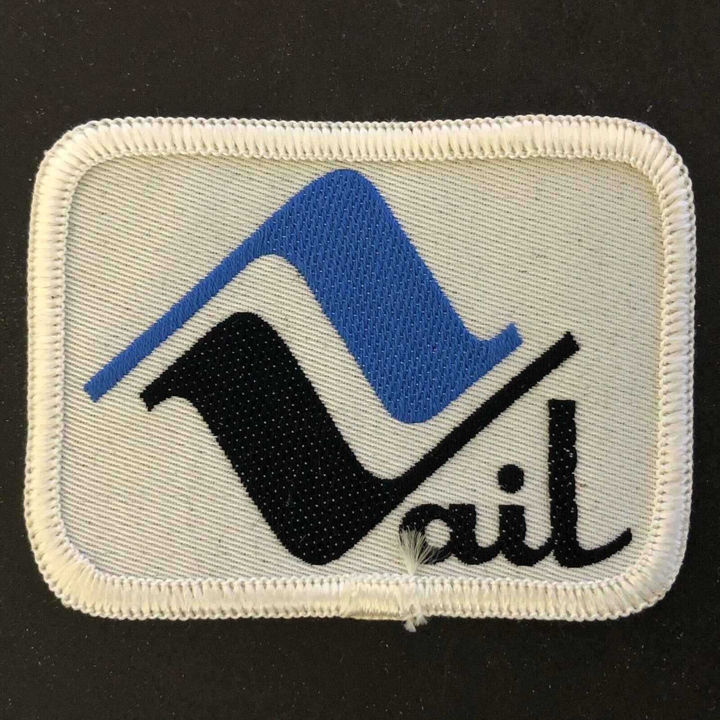 c1970's-80's Machine Stitched Embroidered Patch - Sail?