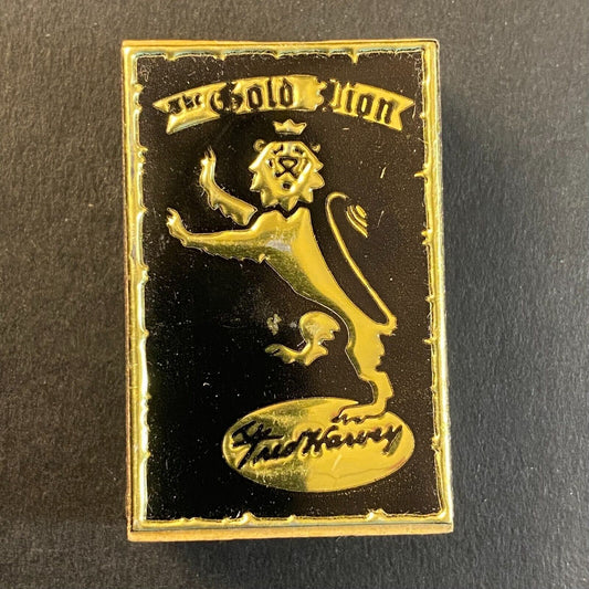 Gold Lion Restaurant Fred Harvey Chicago Foil Matchbox c1950-60's VGC Scarce