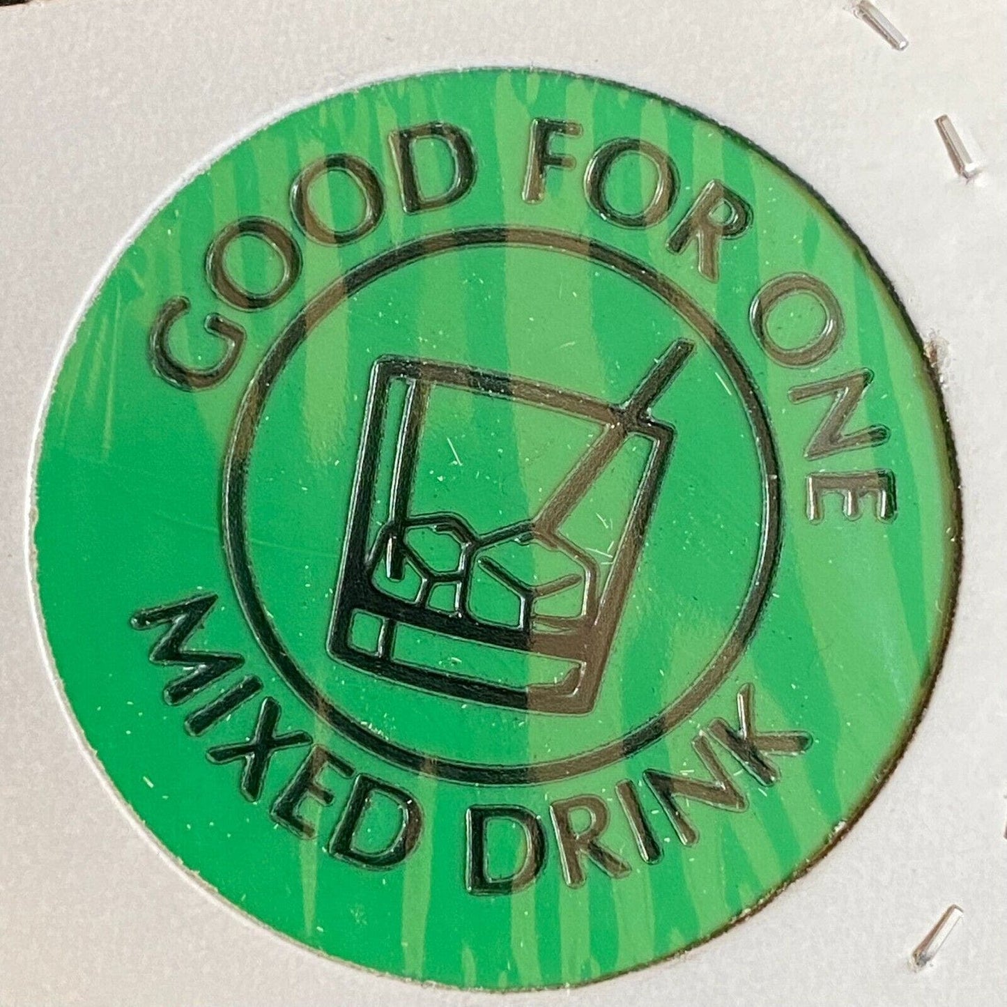 Meadville, PA Chestnut Street Pub & Grill c1990's Plastic Token "Mixed Drink"