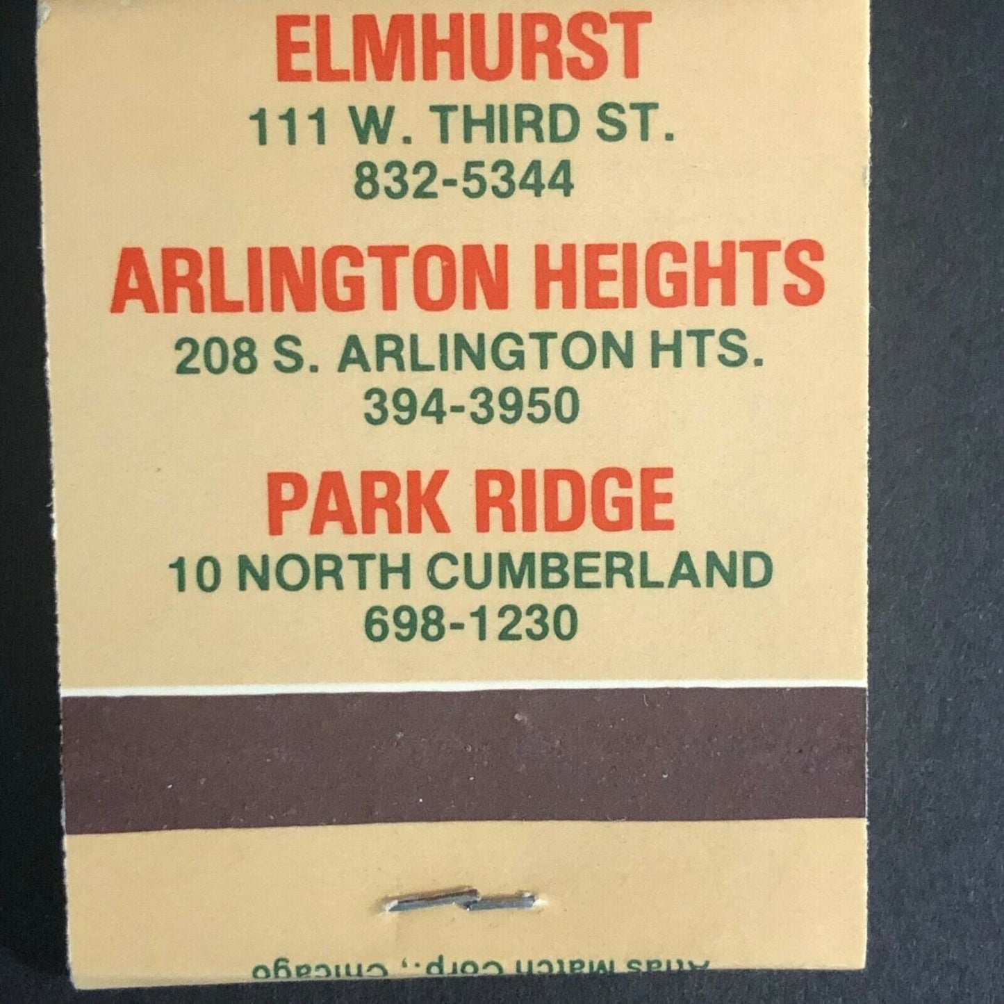 Elmhurst, IL Bailey's Restaurant & Bar c1970's-80's Full Matchbook