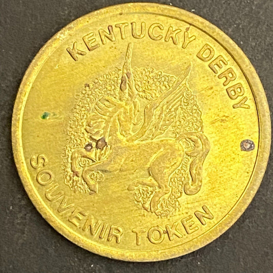 Kentucky Derby Souvenir Token Louisville Kentucky Horse Head 23mm (#2)