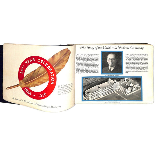 Avon & Perfection 1936 50th Anniversary Product Catalog Book 100+ pp. 7" x 10"