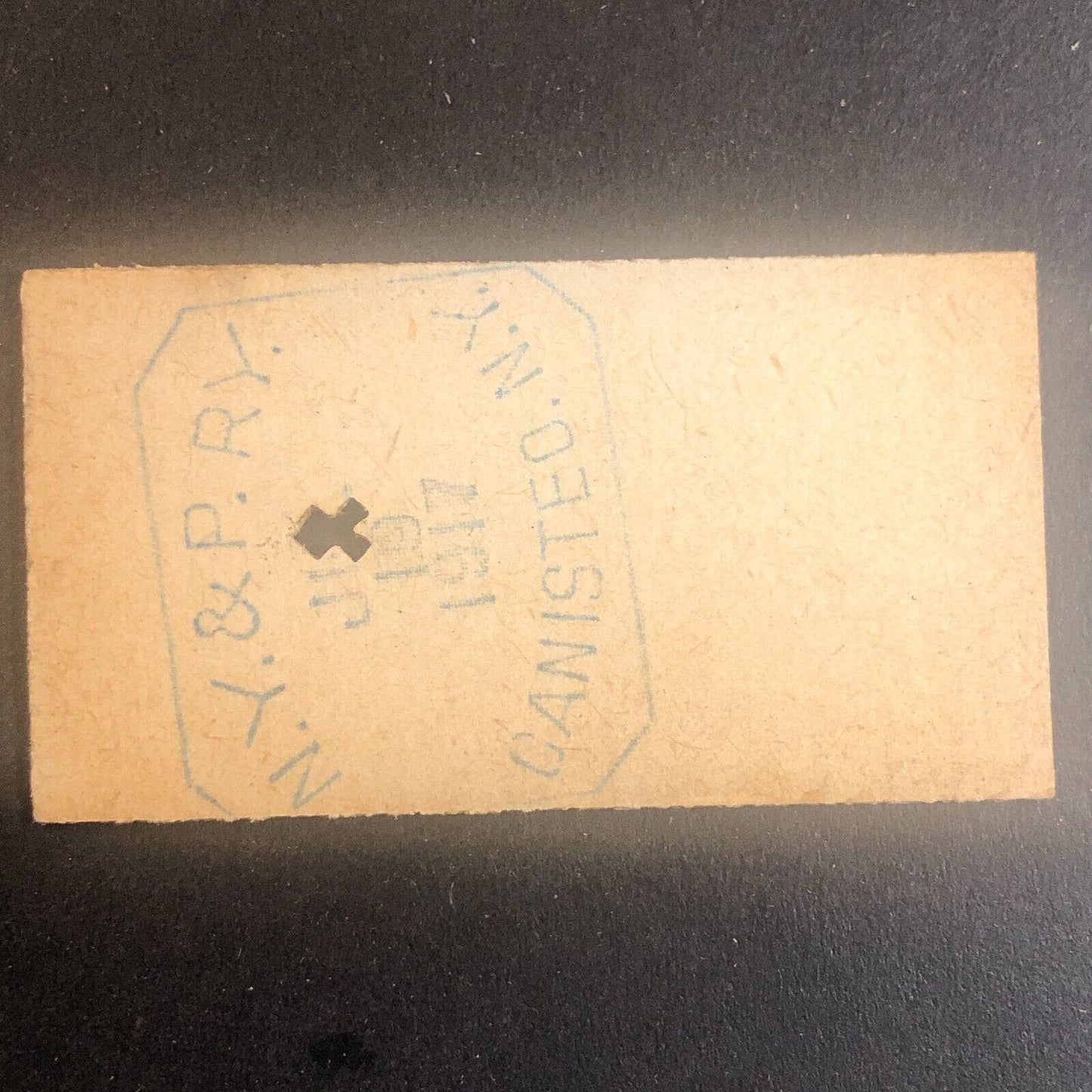 New York & Pennsylvania Railroad July 19 1917 Greenwood, NY Ticket #53576