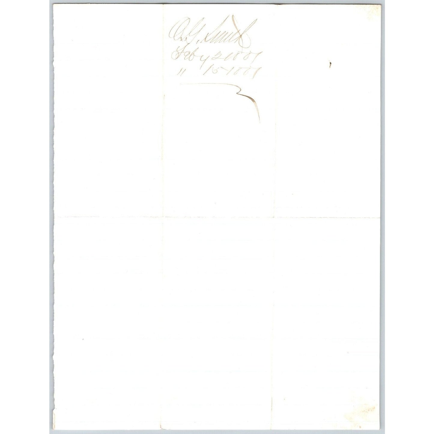 1881 ALS ?? Smith to Henry Elling* Virginia City, MT re: Will You Send Him $500