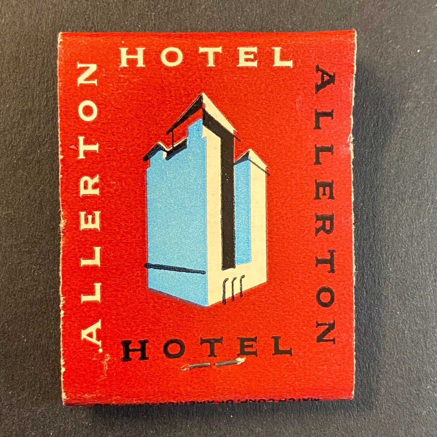 Allerton Hotel Chicago c1940's-50's Full Matchbook VGC Scarce