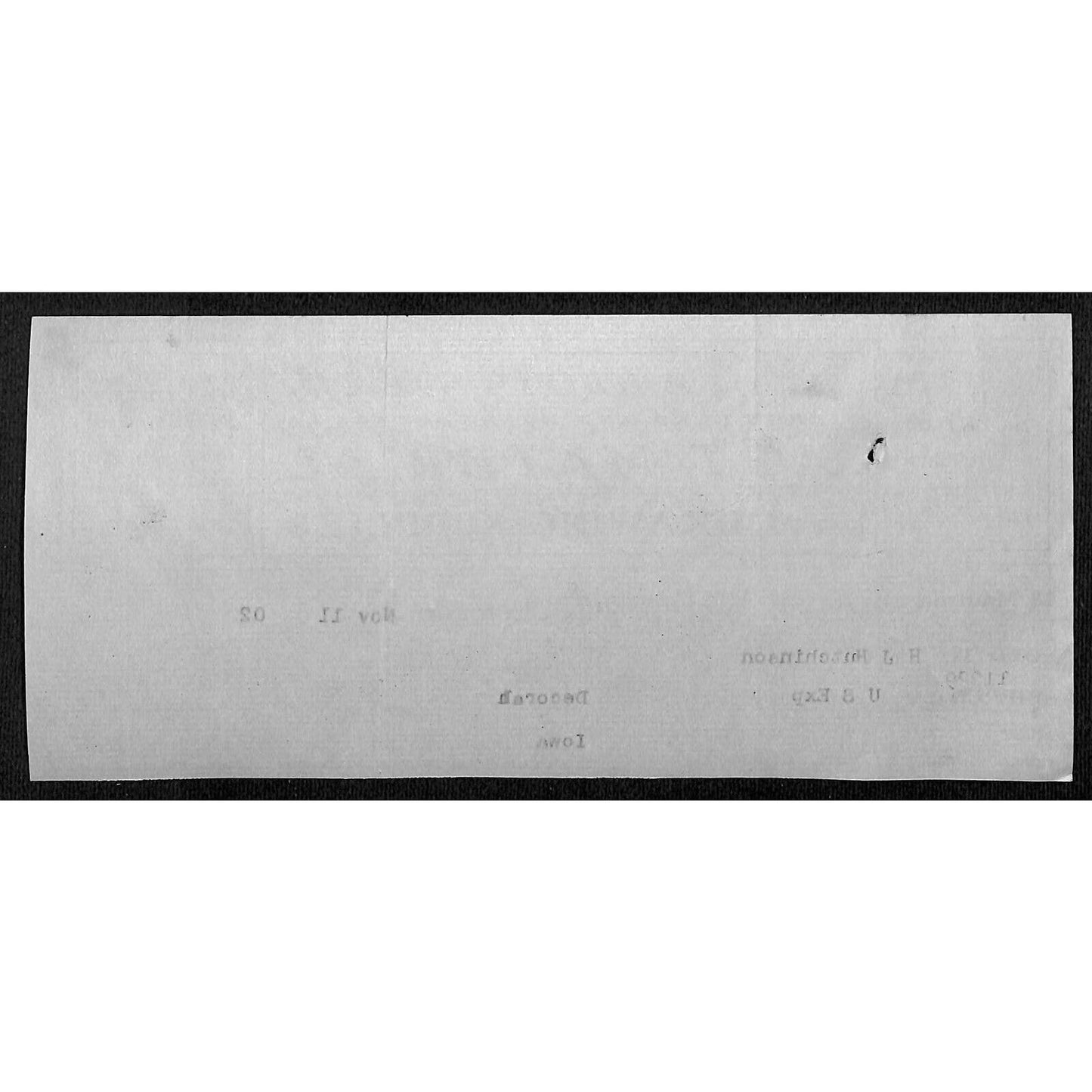 A.H. Abbott & Co Drawing Supplies Hutchinson Decorah IA* Cut 1902 Billhead